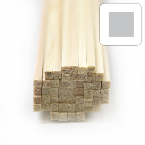 미니어처 건축모형 목재 재료 히노끼(편백)각재 3X3X900mm
