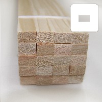미니어처 건축모형 목재 재료 히노끼 12x15x900mm(20개)