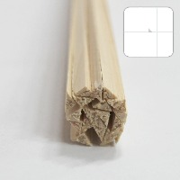 미니어처 건축모형 목재 재료 히노끼(편백)삼각봉△x4x900mm(20개)