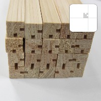 미니어처 건축모형 목재 재료 히노끼(편백)각재가공봉(양날)10X900mm(20개)