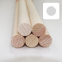 미니어처 건축모형 목재 재료 히노끼(편백)원형봉 OX20X900mm(5개)